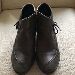 Rieker dark gray booties